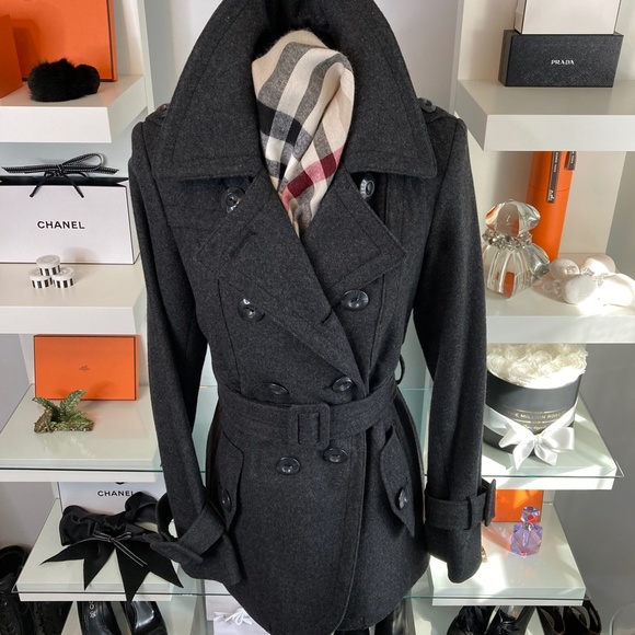 🆕 ❄️ BRAETAN WOOL BLEND PEACOAT NWOT - Picture 4 of 14